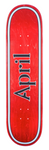 APRIL Red Og Logo 8.25"