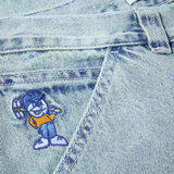 POLAR Jeans 93 Work Pants Ice Blue Uomo