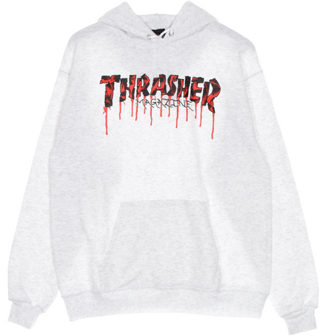THRASHER Blood Drip Logo Hood