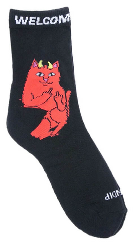 RIPNDIP Lord Devil Mid Socks – Black