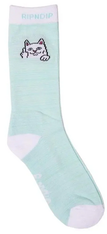 RIPNDIP - Peek A Nermal Socks (Baby Blue / White)