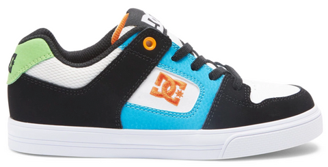 DC SHOES DC Boy's Pure Elastic - white/black/blue