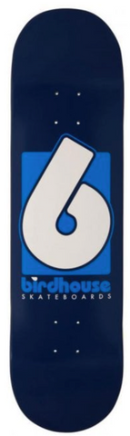 BIRDHOUSE Logo Deck B Logo Blue 8.375