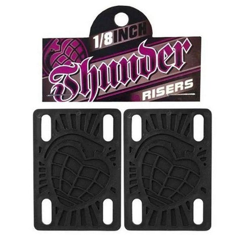 THUNDER Pads Skateboard Black 1/8" PK/2 Risers